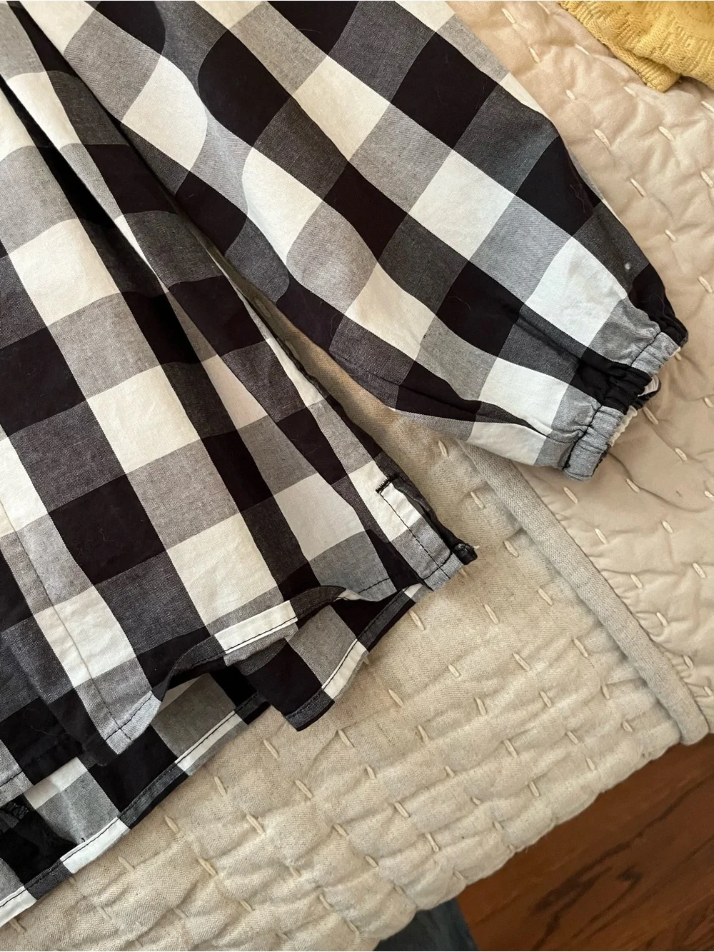 J. Crew crisp gingham